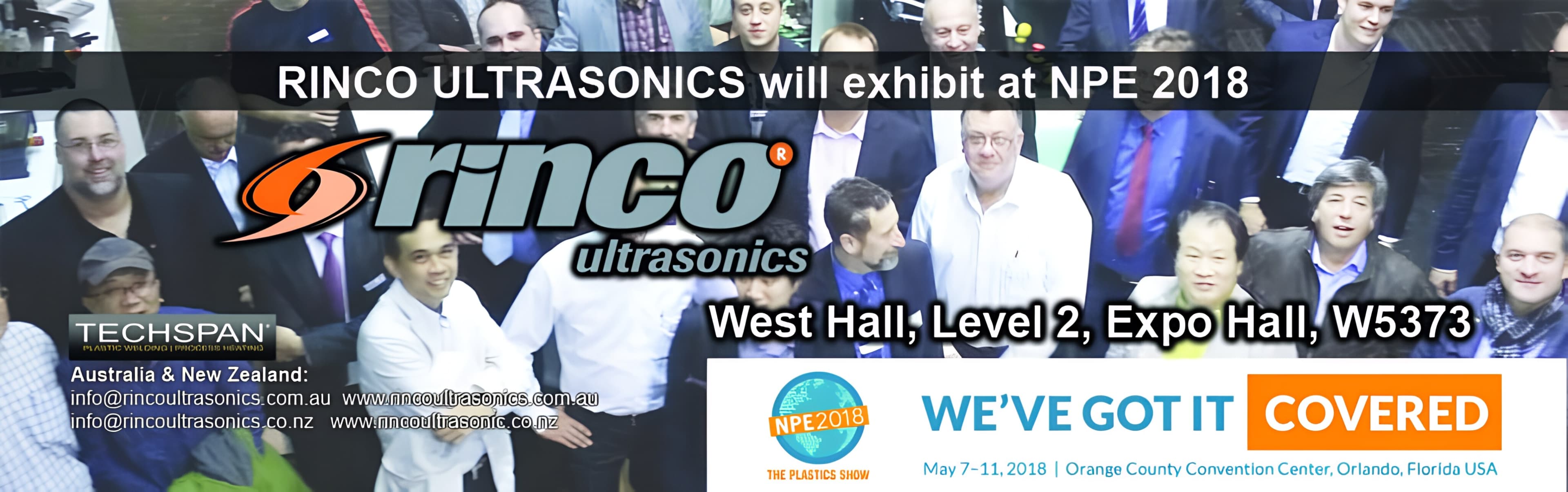 Rinco to Exhibit at NPE2018