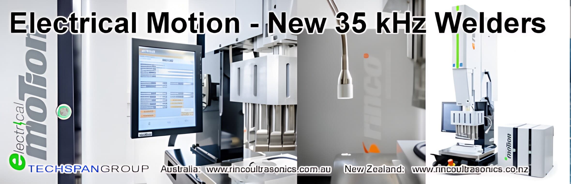 NEW 35kHz Electrical Motion 35 Ultrasonic Welders