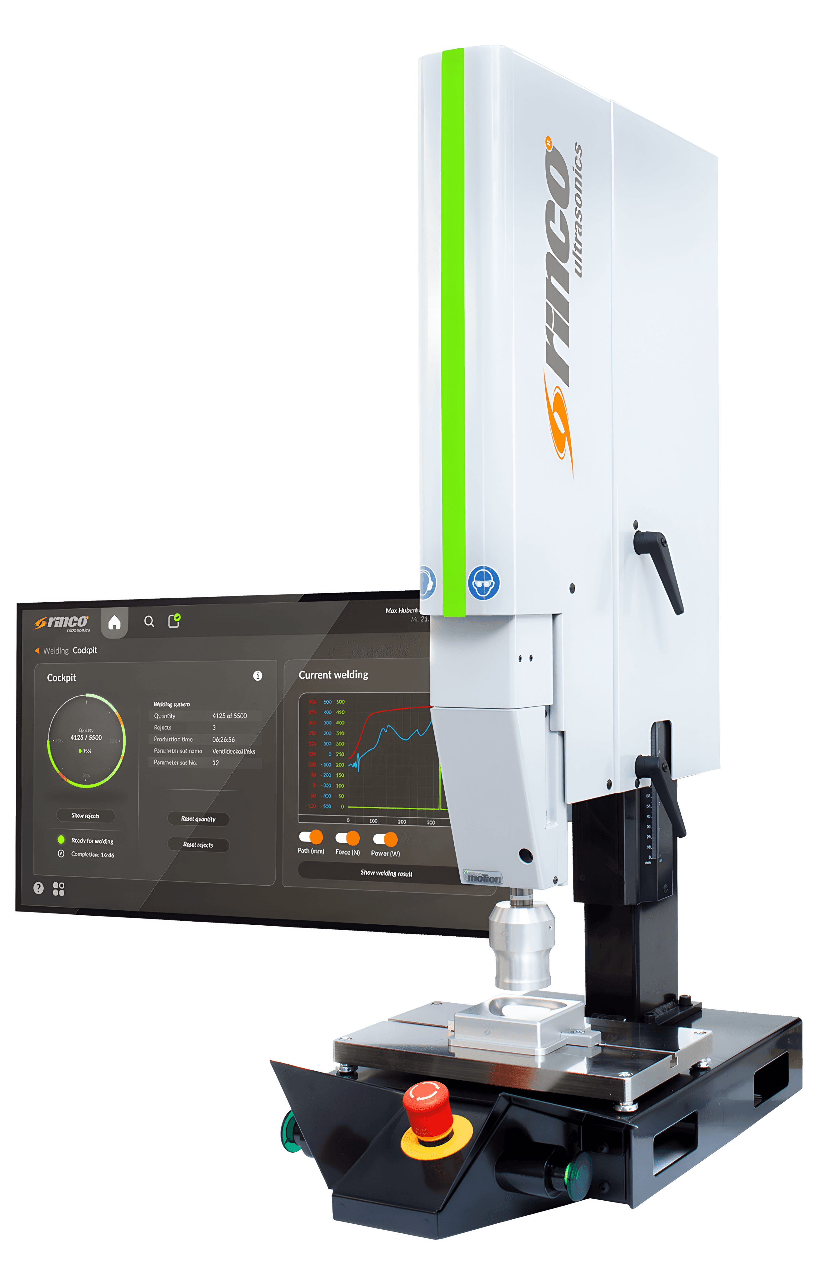 Rinco Electrical Motion 35 servo ultrasonic welding machine — view 5